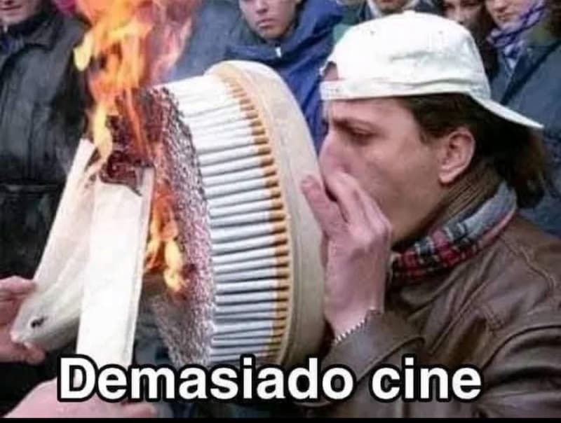 Too Much Cinema Cigarette Cake — Absurdist Humor meme
