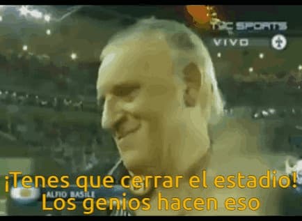 Close the Stadium That's What Geniuses Do — Argentina Futbol meme