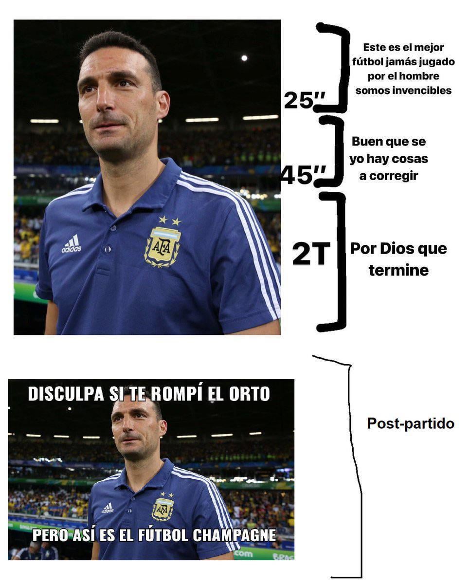 Scaloni Fan Goes From Panic to Champagne