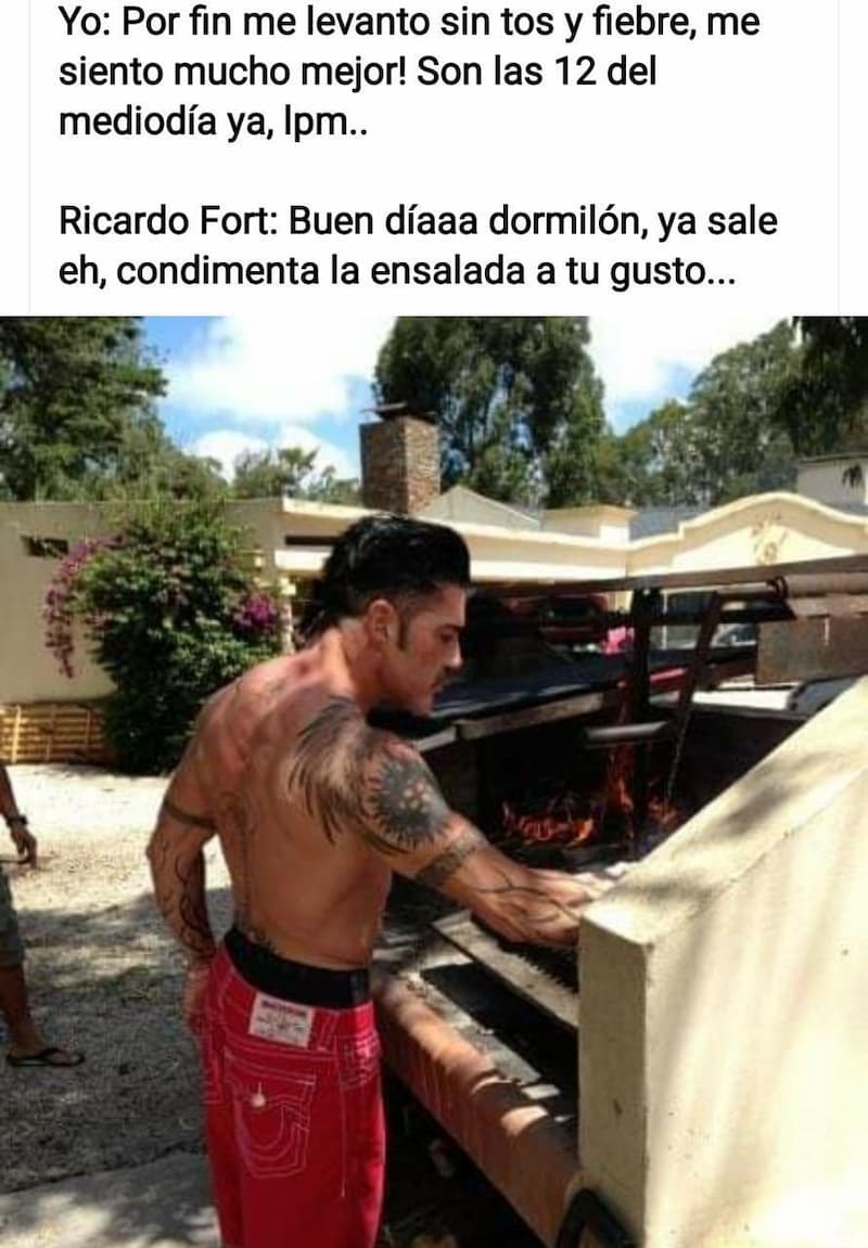 Ricardo Fort Condimenta La Ensalada — meme de Argentina Humor