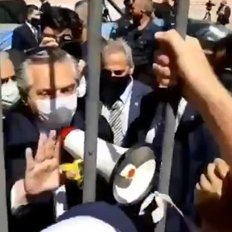 Alberto Fernández Egg Assault — Argentina Politics meme