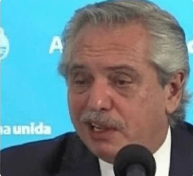 Alberto Fernández Crying — Argentina Politics meme