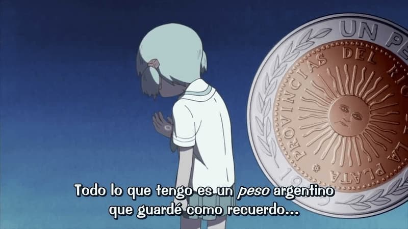Anime Girl Keeps One Peso as a Souvenir — Argentina Politics meme