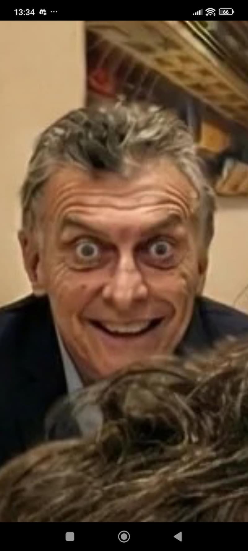 Macri Gato Cursed Image — Argentina Politics meme