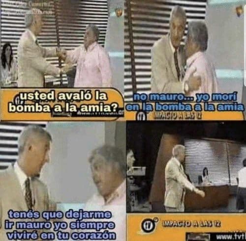 Menem's Ghost Haunts the AMIA Bombing — Argentina Politics meme