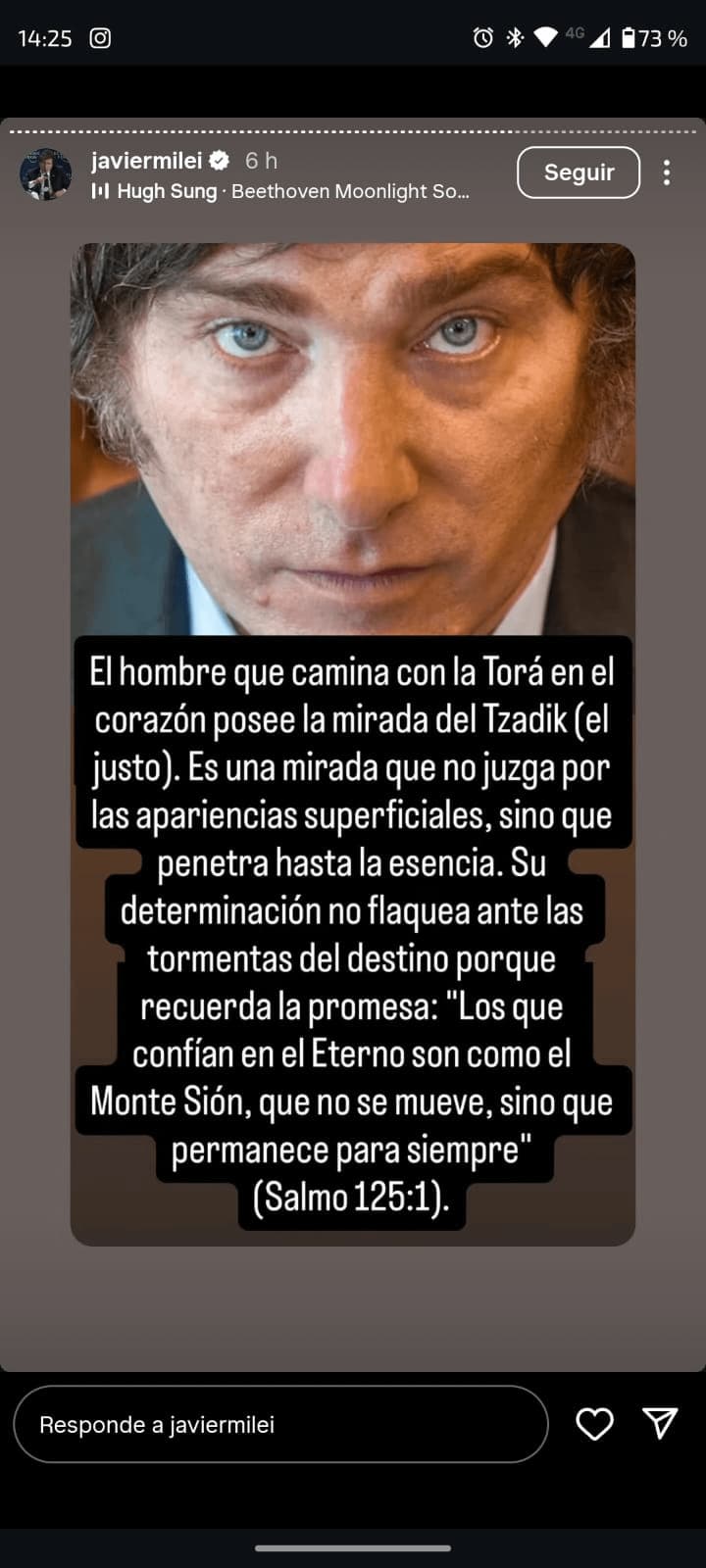 Javier Milei Mirada Tzadik — Argentina Politics meme