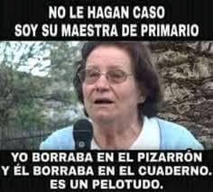 Teacher Calls Student Idiot For Erasing Notebook — Argentina Reaction meme