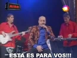 TV Host Points This One Is For You — Argentina Tv meme