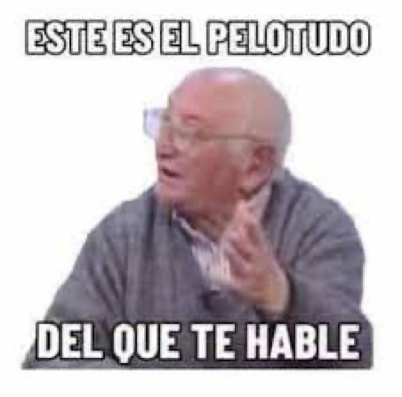 Old TV Host Points Out The Idiot — Argentina Tv meme