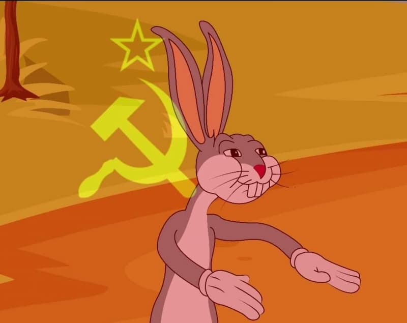 Bugs Bunny Se Apropia De La Unión Soviética — meme de Bugs Bunny Communist