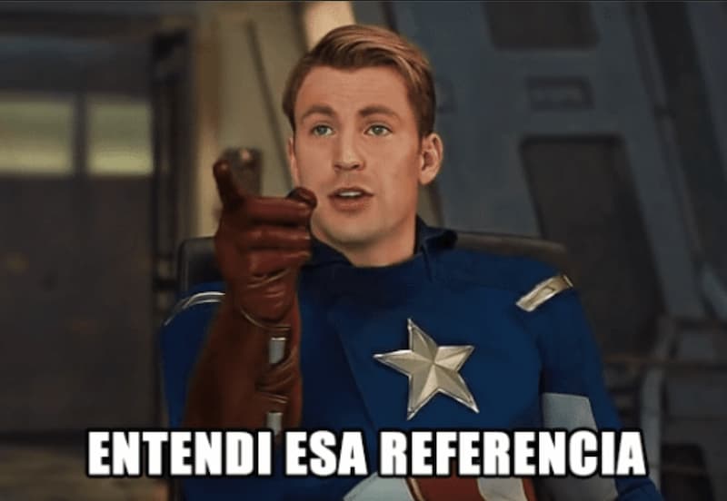 Cap America Gets the Reference in Spanish — Captain America I Understood That Reference meme