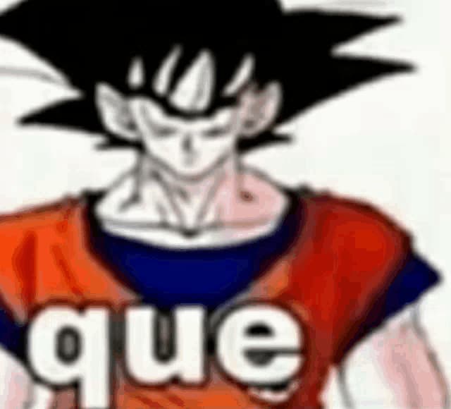 Blurry Goku Wants to Know What — Dragon Ball Reaction meme