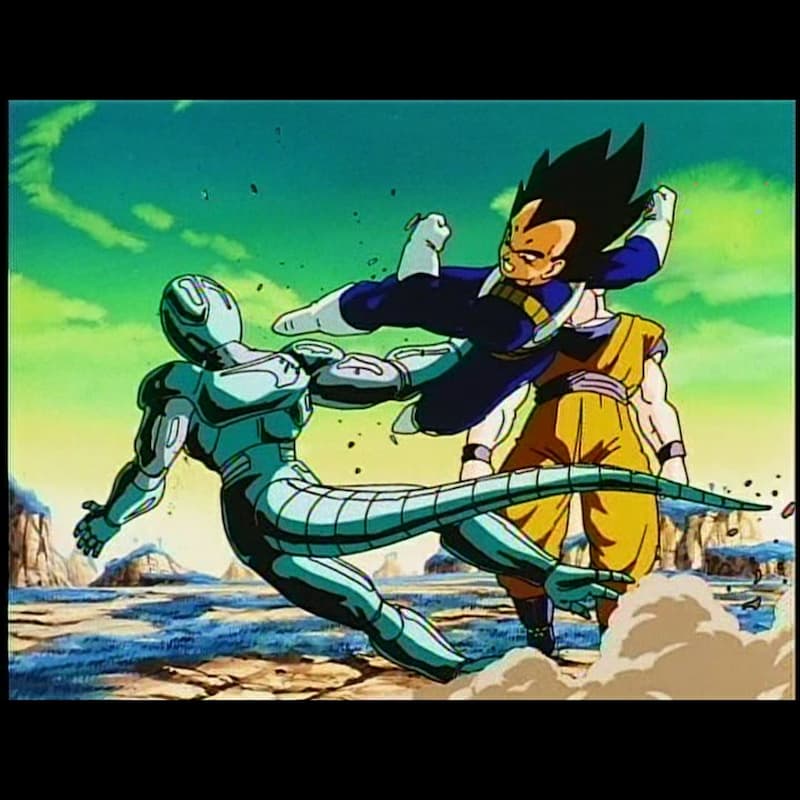Vegeta Decks Metal Cooler on Namek — Dragon Ball Reaction meme