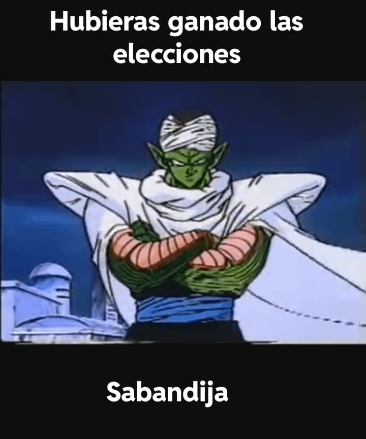 Piccolo y las Elecciones, Sabandija — meme de Dragon Ball