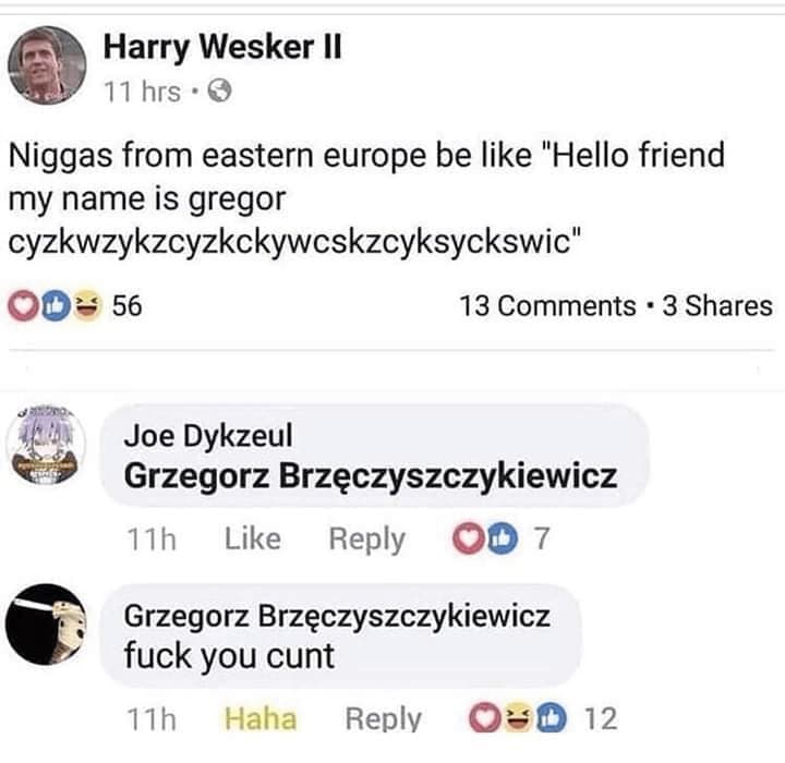 Intentá Pronunciar Este Nombre Polaco — meme de Facebook Screenshot Meme