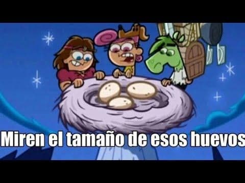 Miren El Tamaño De Esos Huevos — meme de Fairly Oddparents Reaction