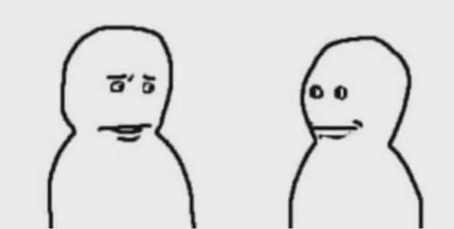 Suspicious Flork vs Happy Flork — Flork Comic meme