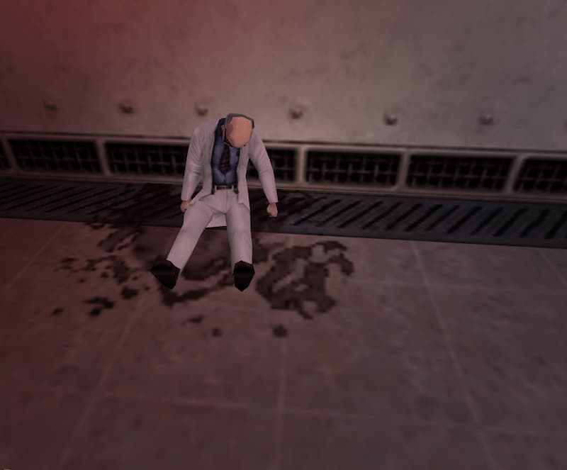 Half-Life Scientist Slumped Against Wall — Half Life meme