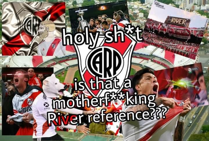 Is That A JoJo Reference River Plate Edition — Jojo Reference Parody meme