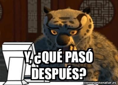 Tai Lung Asks What Happened Next — Kung Fu Panda Reaction meme