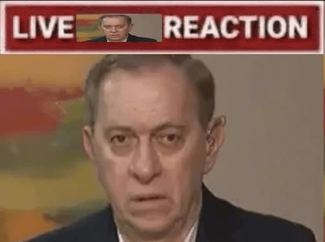 Live Reaction Confused Man Template — Live Reaction meme