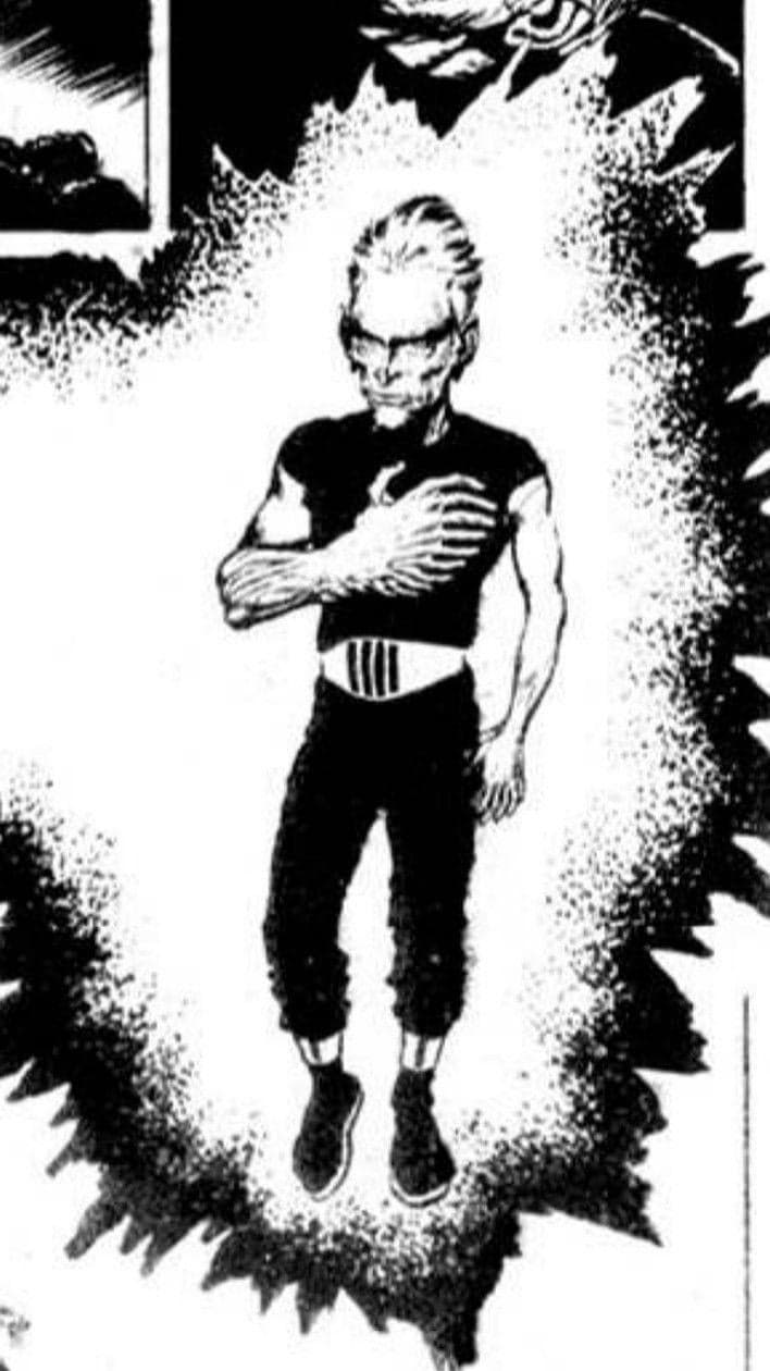 Viejo de manga flota con aura amenazante — meme de Manga Edit