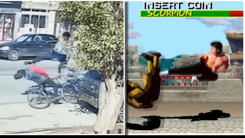 Este Chabón Hizo Sin Querer El Movimiento De Scorpion — meme de Mortal Kombat