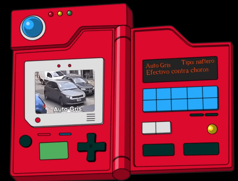 Pokédex Entry: Gray Car, Effective Against Thieves — Pokemon Pokedex meme