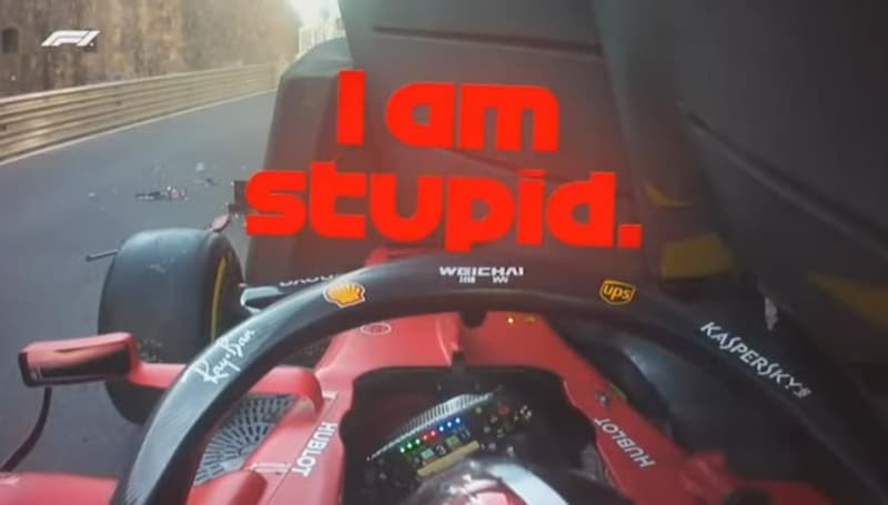 I Am Stupid F1 — Reaccion Deportes meme