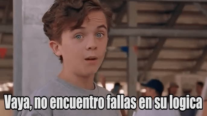 Malcolm Encuentra Fallas En La Lógica — Reaccion Español meme