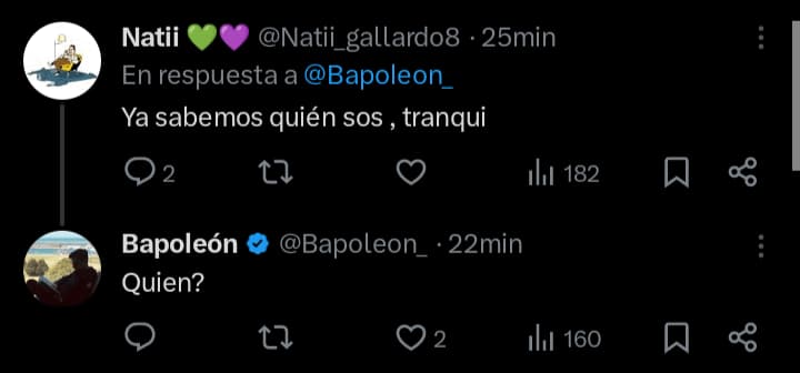 Captura de Twitter Bapoleon — meme de Reaccion Espanol
