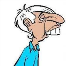 Caricatura del viejo furioso como reacción — meme de Reaction