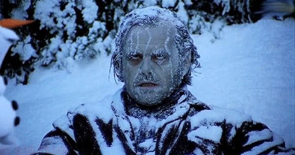 Frozen Jack Nicholson Shining — meme de Reaction