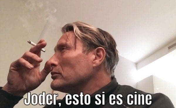 Mads Mikkelsen Cigar Approval — meme de Reaction