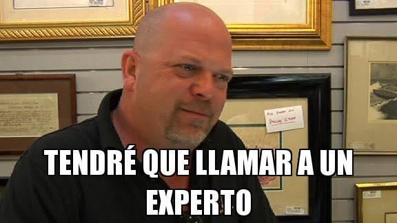 Pawn Stars Rick Calling Expert
