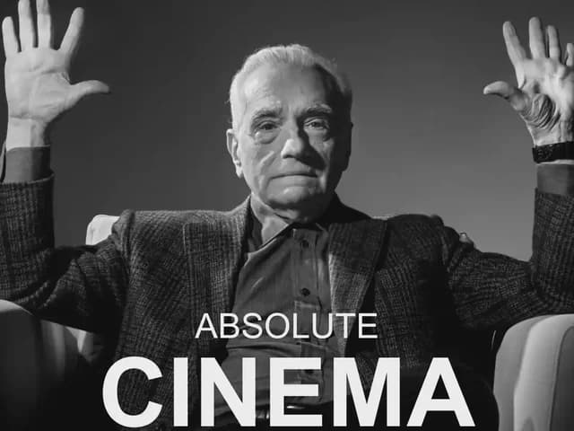 Cine Absoluto — meme de Scorsese Absolute Cinema