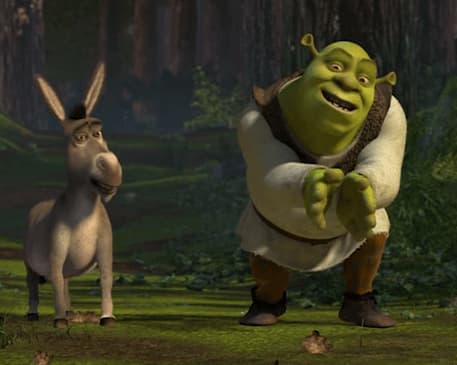 Shrek Scheming While Donkey Has No Idea — Shrek meme