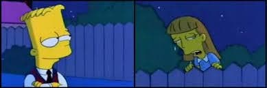 Bart Simpson Mirando Cielo — Simpsons meme