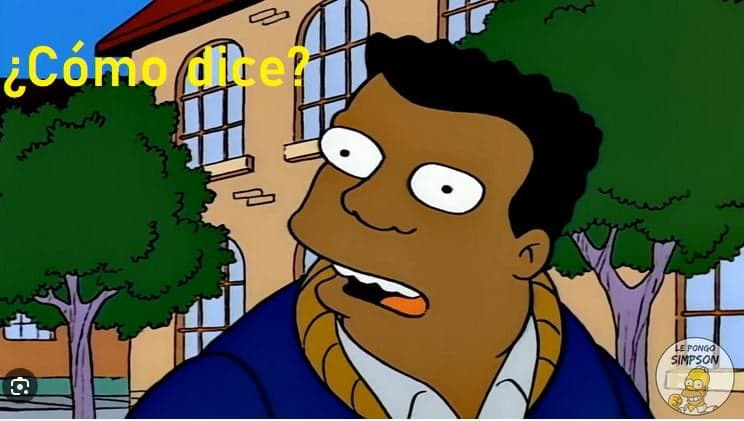Carl Carlson Como Dice — meme de Simpsons