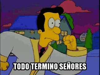 Dr Nick Says It Is All Over Gentlemen — Simpsons meme