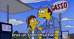 Soy el único que recién cae? — meme de Simpsons