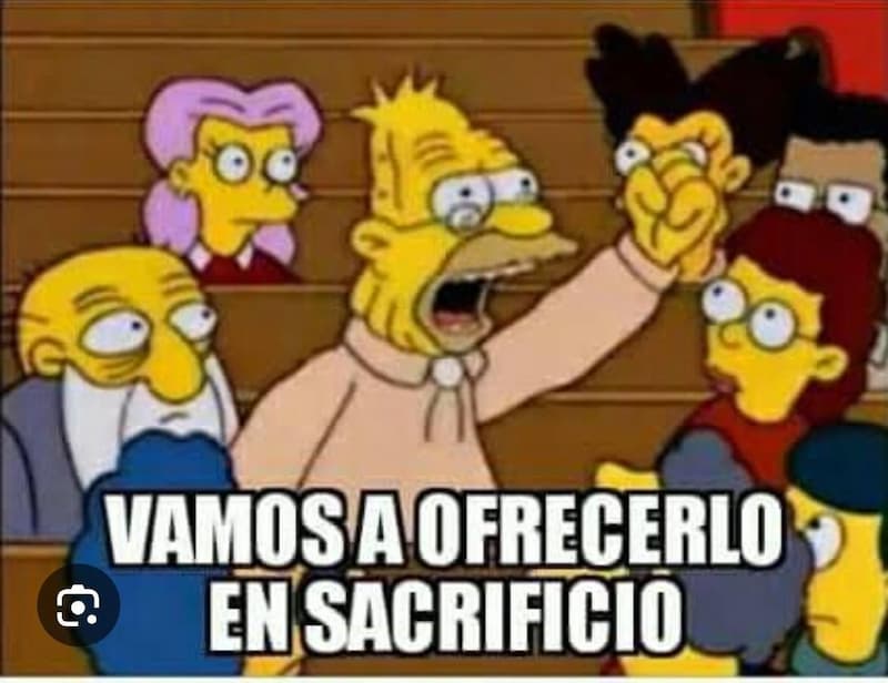 Grandpa Simpson Offers Someone As A Sacrifice — Simpsons meme