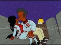 Quién tuvo la culpa acá? — meme de Simpsons
