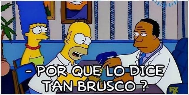 Soy el único que recien cae? — Simpsons meme