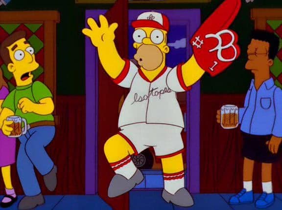 Homer Simpson Hincha De River — Simpsons meme