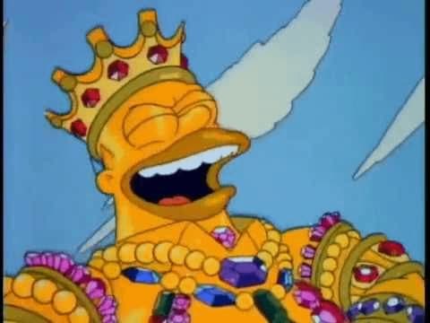 King Homer Simpson — Simpsons meme