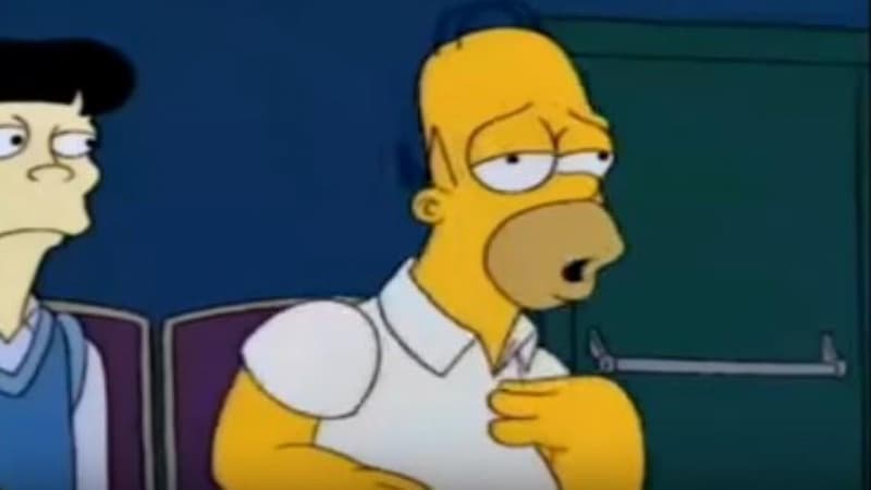 Homer Confused At The Lesbian Bar — Simpsons meme