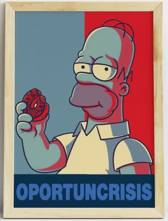 Homer Simpson Oportuncrisis — Simpsons meme