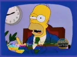 Homer Simpson On Rock Bottom TV Interview — Simpsons meme