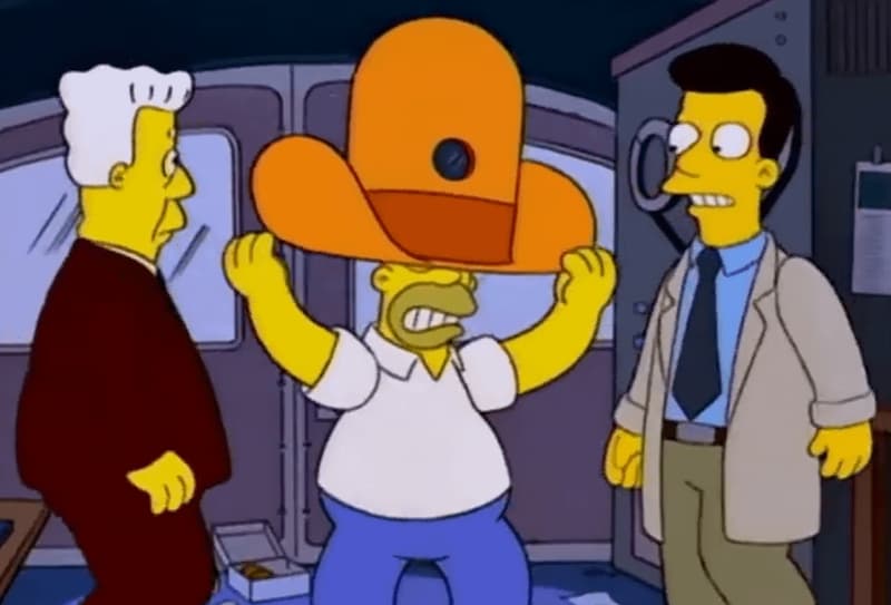 Homer Sombrero Gigante — Simpsons meme